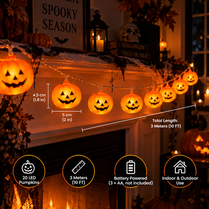Pumpkin String Lights